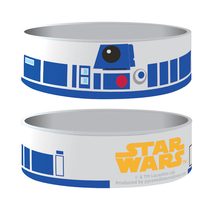 Star Wars R2D2 White Rubber Wristband