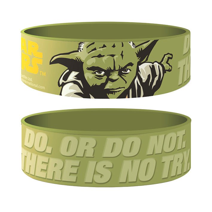 Star Wars Yoda Olive Rubber Wristband