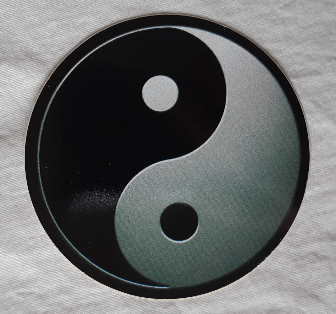 Yin And Yang Symbol Large Vinyl Sticker