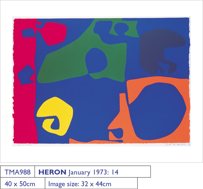 Patrick Heron January 1973 : 14 40x50cm Art Print
