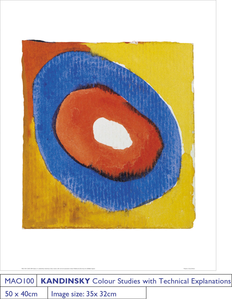 Wassily Kandinsky Colour Studies #2 Detail 40x50cm Art Print
