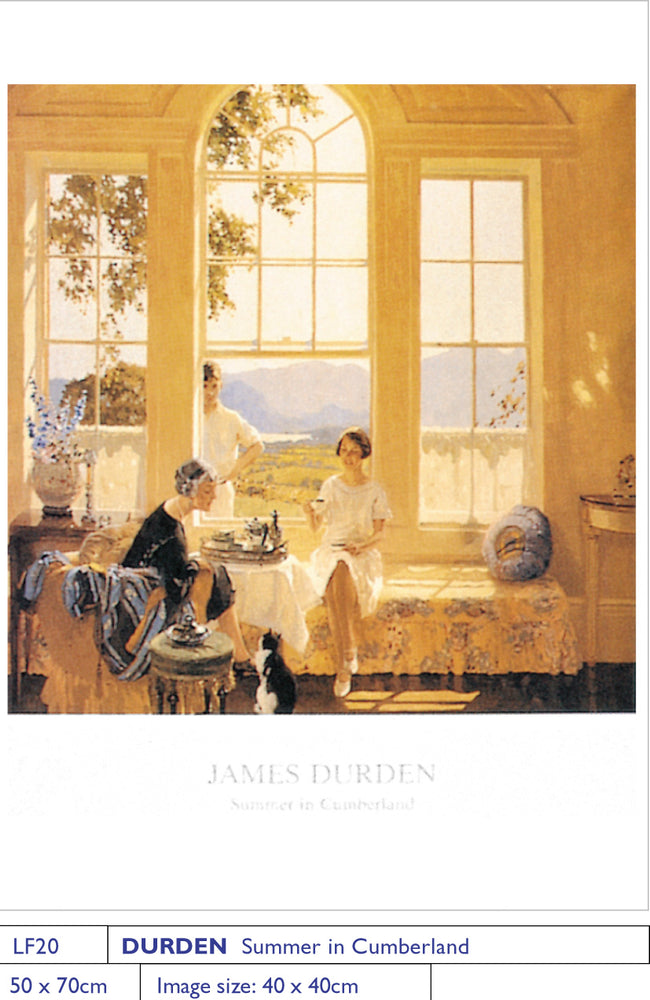 James Durden Summer In Cumberland 1925 50x70cm Art Print