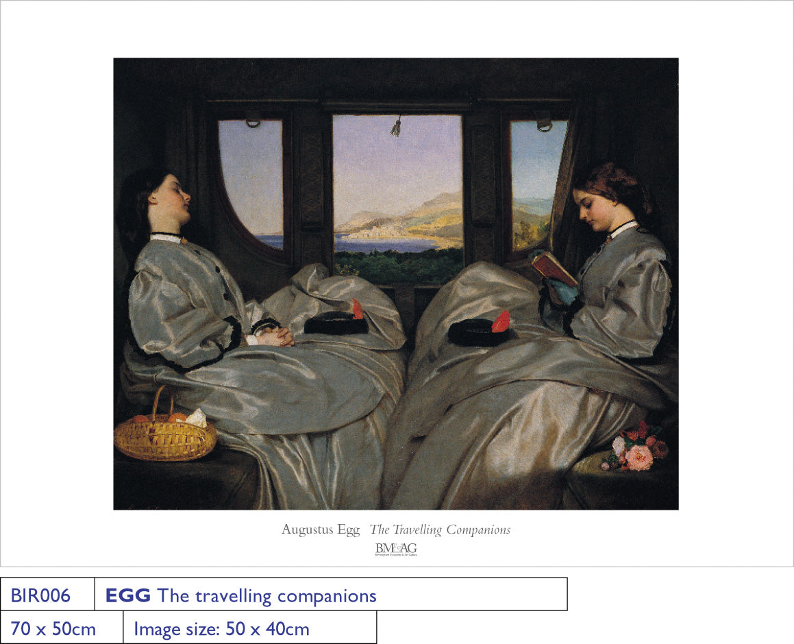 Augustus Egg The Travelling Companions 1862 50x70cm Art Print