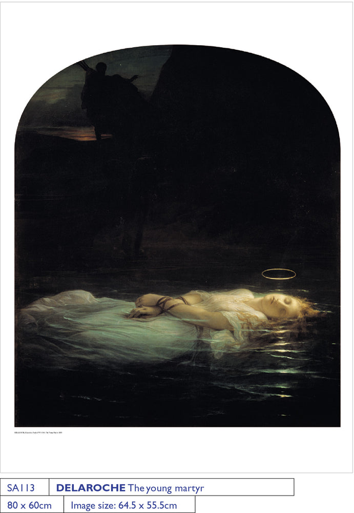 Paul Delaroche The Young Martyr 1855 60x80cm Art Print