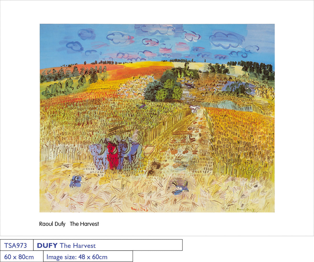 Raoul Dufy The Harvest 1929 60x80cm Art Print