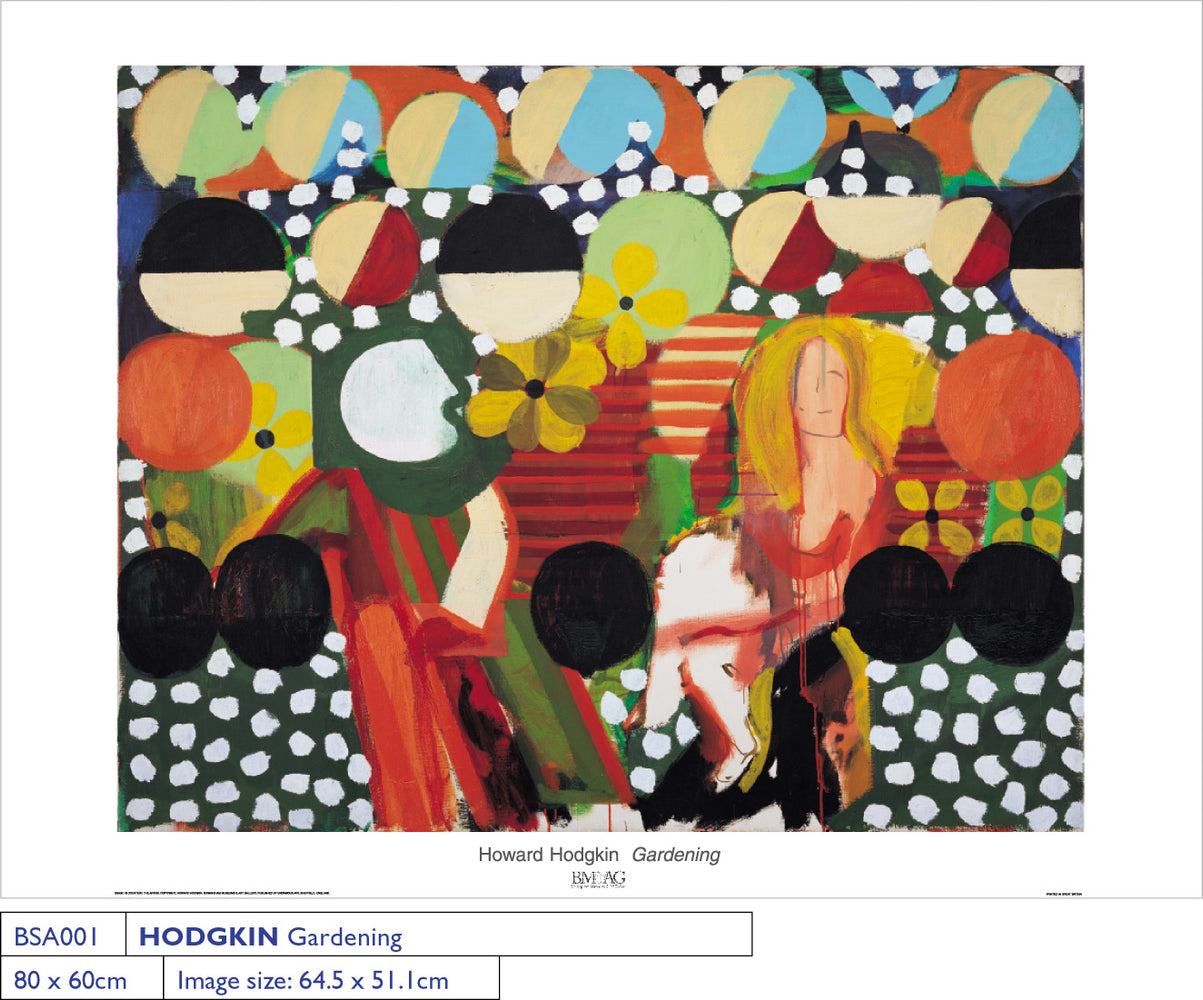 Sir Howard Hodgkin Gardening 1963 60x80cm Art Print