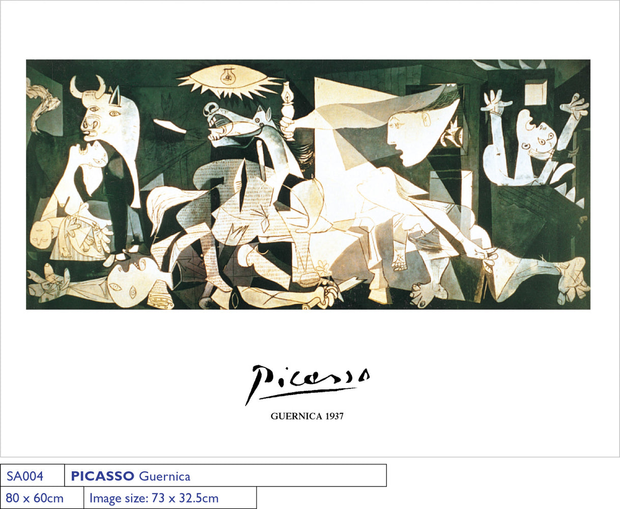 Pablo Picasso Guernica 1937 60x80cm Art Print