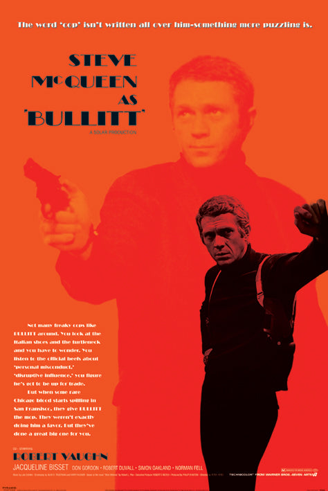 Bullitt One Sheet Maxi Poster