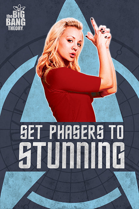 The Big Bang Theory Phasers Maxi Poster